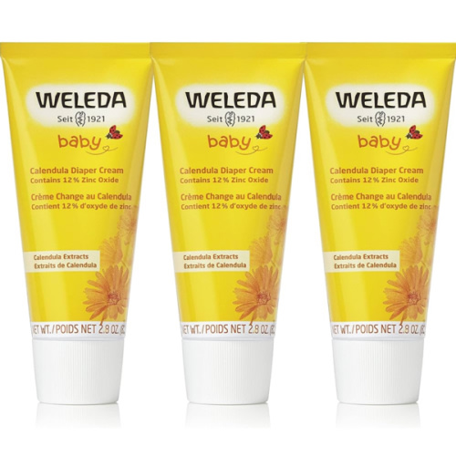 Weleda Baby Calendula Diaper Cream, 2.8 Fluid Ounce, Plant Rich Protection with Calendula, Chamomile, Sweet Almond Oil, Lanolin and Zinc Oxide