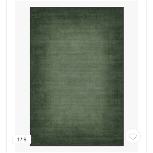 Aura Ombre Solid Sage Rug | Ruggable