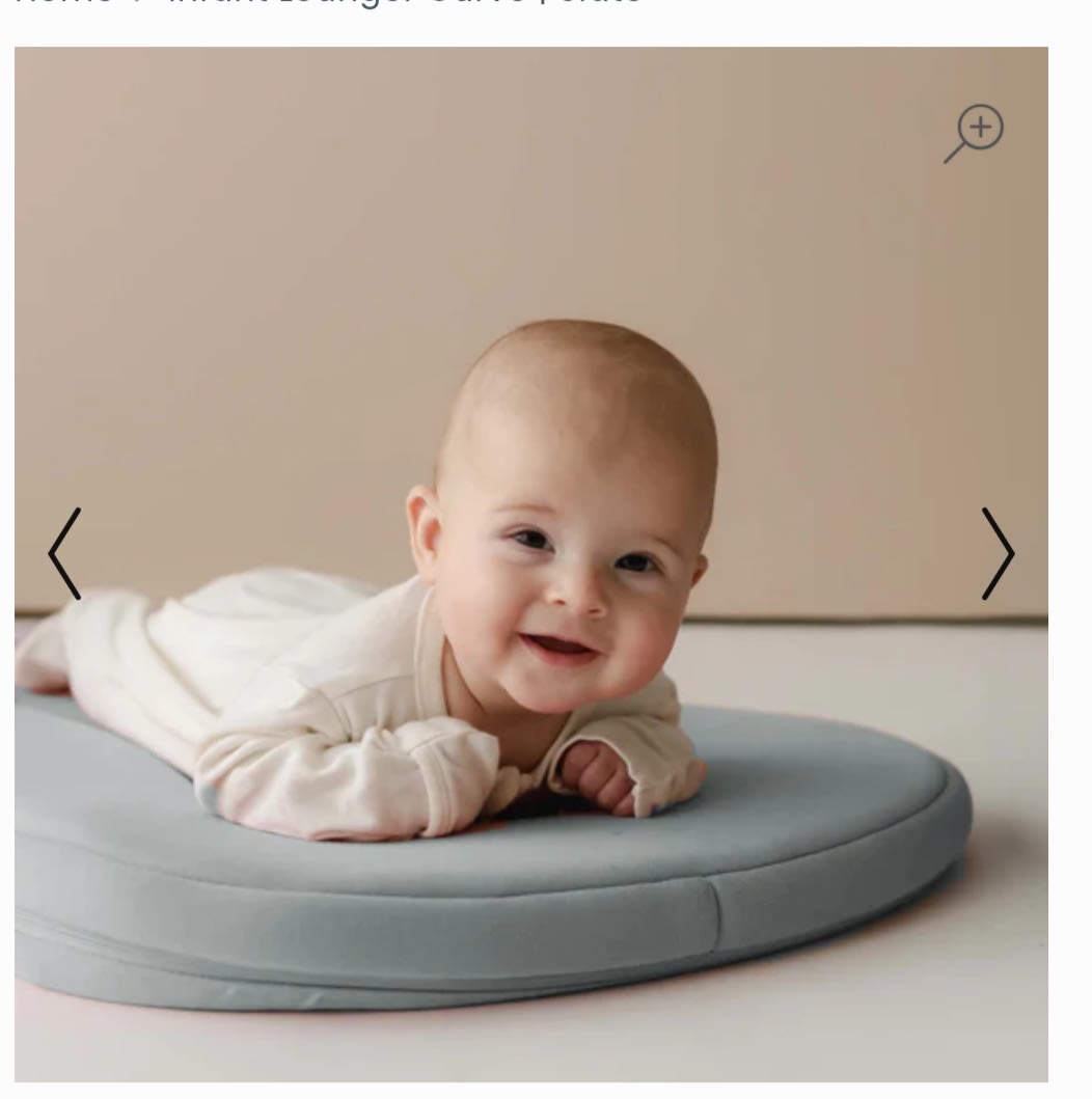 Infant Lounger Curve | Slate