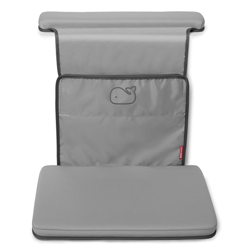 Skip Hop Baby Bath All-in-One Elbow Saver and Kneeler, Moby, Grey
