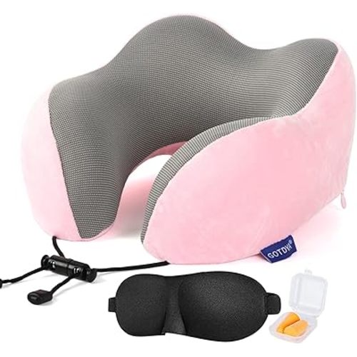 Travel Neck Pillows and Eye Mask for sleeping