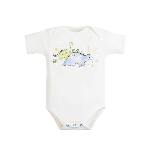 Onesie/Bodysuit - Short Sleeve - Dino Screenprint