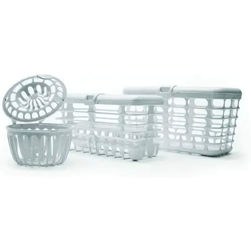 Prince Lionheart Made in USA High Capacity Dishwasher Basket for Baby Items  - Storage Basket For Infants Bottle Parts and Accessories, 100% Recycled