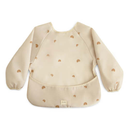 Mushie Long Sleeve Bib - Rainbow