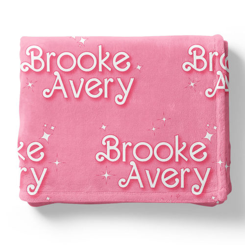 Sparkle Girl | Personalized Kids Blanket