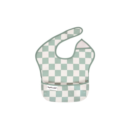 Tiny Twinkle Mess Proof Easy Bib Sage Check