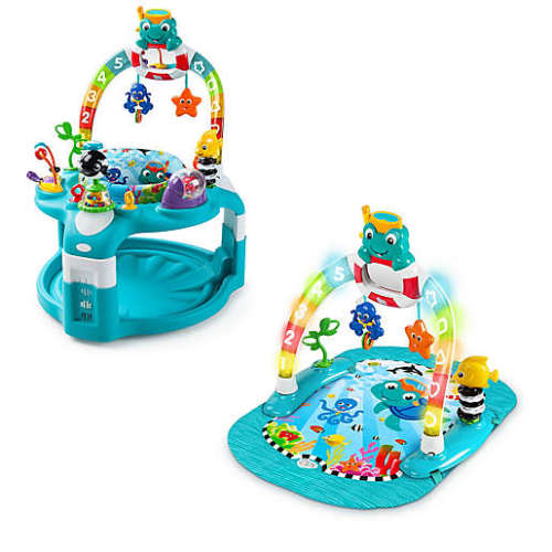 Baby Einstein™ 2-in-1 Lights & Sea Activity Gym & Saucer