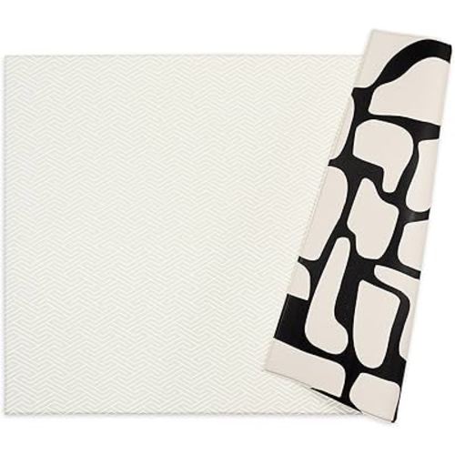 Reversible Play Mat 82” x 55” - for Infants, Babies, Toddlers, Kids | Waterproof, Durable, Non-Toxic, Easy-to-Clean | Thick & Large Soft Foam Floor Mat for Gym, Nursery, Playroom