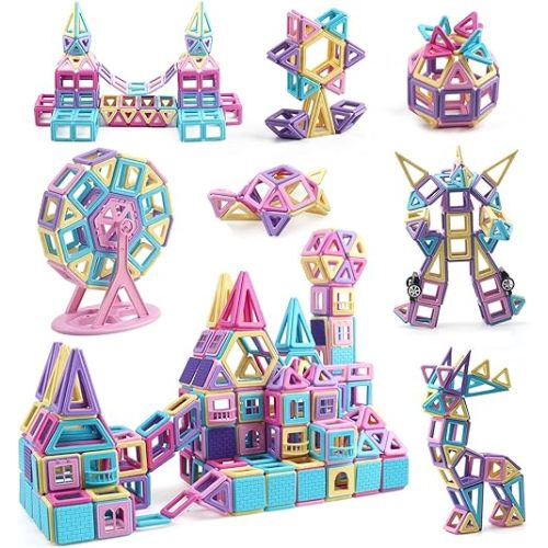 3D Castle Magnetic Building Tiles
