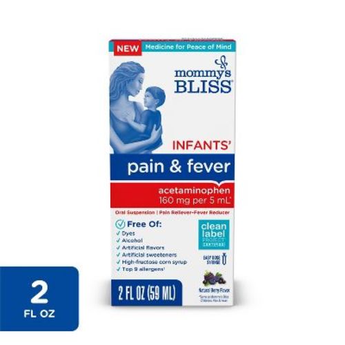 Mommy's Bliss Infant Pain & Fever Acetaminophen - 2 Fl Oz