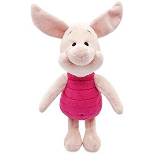 Disney Piglet Plush - Mini Bean Bag, Made with Soft-Feel Fabric with Embroidered Details and A Characterful Expression, Suitable for All Ages 0+ Toy Figure