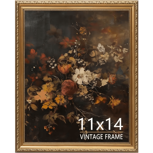 11x14 Picture Frame - Vintage Gold Photo Frame