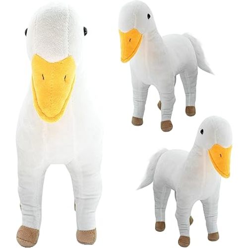 Randimals Plush Toy Stuffed Animal Mix - Horse & Duck Hybrid Stuffed Animals for Girls & Boys - Huggable & Soft Animal Characters Cute Plushies - Unique Toys for Discovery & Adventure