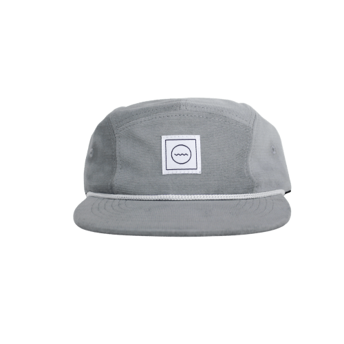 Corduroy Five-Panel Hat in Cloud