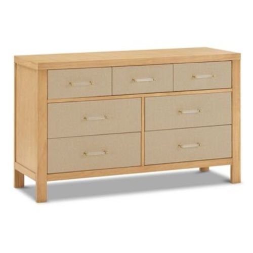 Namesake Eloise 7 Drawer Assembled Dresser - Honey/performance Sand Eco-weave