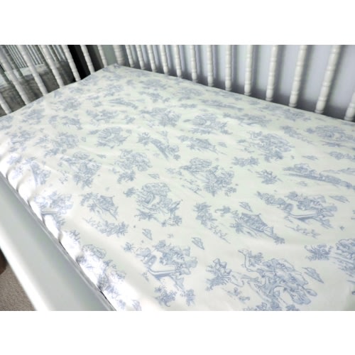 Storyland Toile Crib Fit Sheet | Maison Nola