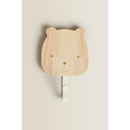 BEAR DOOR KNOB (PACK OF 2)BEAR HOOKWOODEN BEAR DOOR KNOB (PACK OF 2)