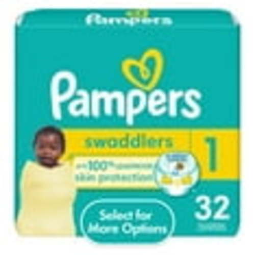 Pampers Swaddlers Baby Diapers Size 1, 32 Count (Select for More Options)