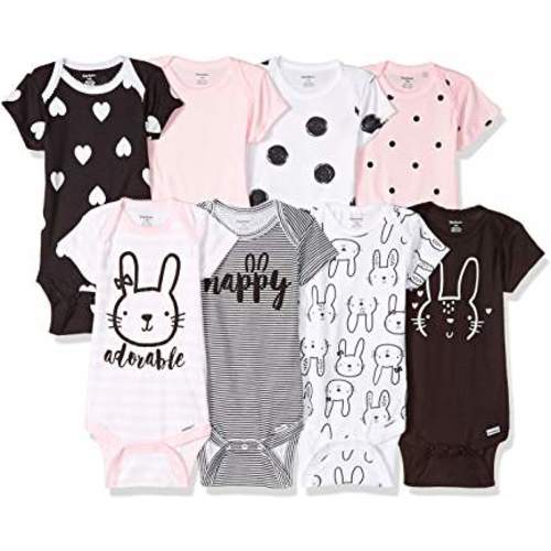 unisex-baby 8-pack Short Sleeve Onesies Bodysuits
