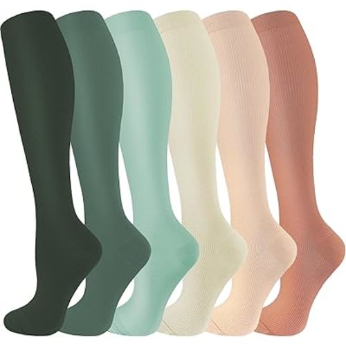 bropite Compression Socks for Women & Men Circulation-Support Knee High Socks 20-30 mmhg-Best for Running,Medical,Nurse,Travel