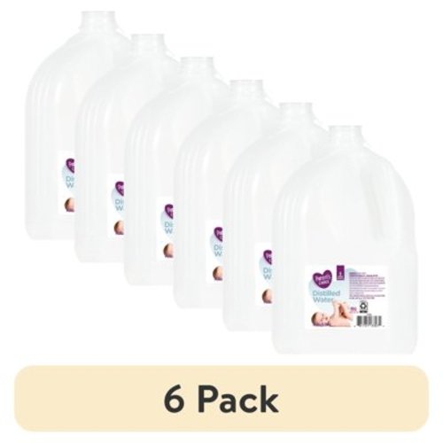 (6 pack) Parent's Choice Distilled Water, 1 Gallon