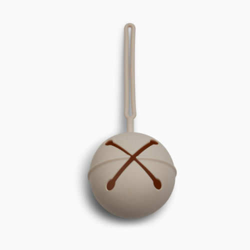 AEIOU Silicone Pacifier Pouch - Oat