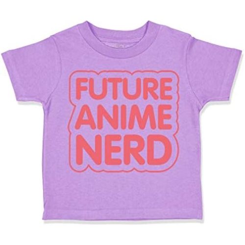 Toddler T-Shirt Future Anime Nerd Funny Humor Cotton Anime Boy & Girl Clothes