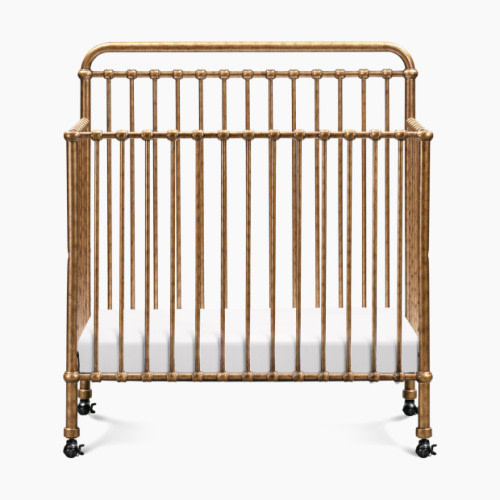 Winston 4-in-1 Convertible Mini Crib - Vintage Gold