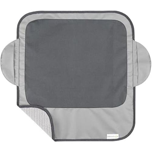 Minnebaby Extra Large Booster Chair Protector Cover, Dining Chair Seat Cover for Booster Seat, Grey