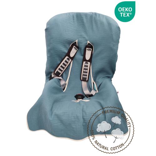Easy Wash Children's Car Seat Cover & Liner - 100% Cotton - Universal FIT - Crash Tested - Easy to Clean - Machine Washable