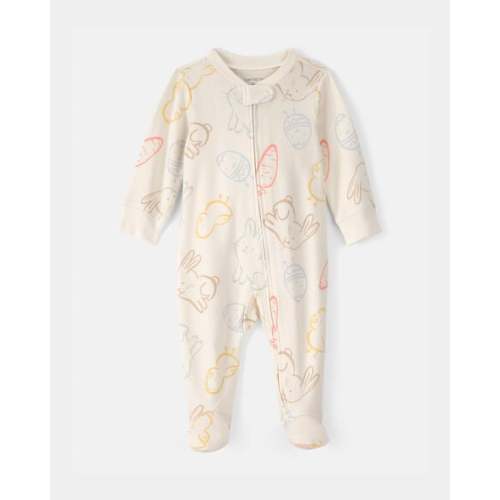 Baby Easter 100% Cotton Sleep & Play Pajama - Cream | Carter's