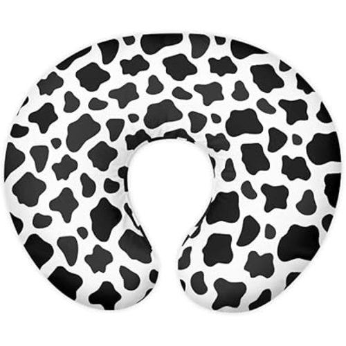 Jeiento Black Cow Spots Nursing Pillow Covers for Breastfeeding and Bottle Feeding Ultra Soft Pillowcase Comfortable Removable Covers