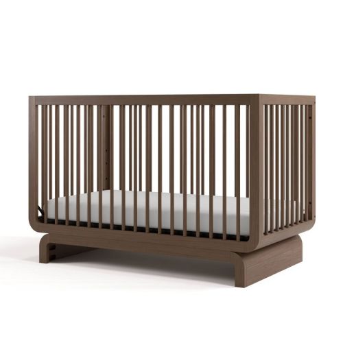 Storkcraft Santorini 5-in-1 Convertible Crib With Toddler Guardrail - Driftwood