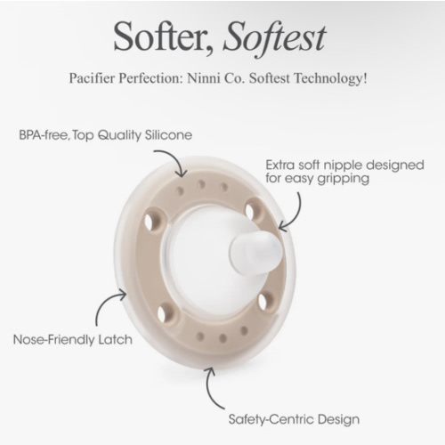 Ninni Pacifier Oatmeal 2 Pack
