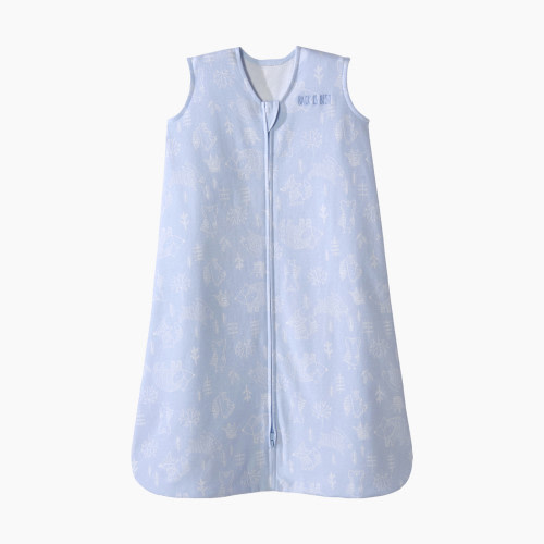 Halo SleepSack Wearable Blanket Cotton - Blue Woodland Etch, Small