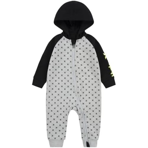Hurley Baby Boy's Long Sleeve Hooded Coverall