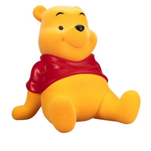 Disney Winnie The Pooh Large Vinyl Piggy Bank: Pooh-Velvet version