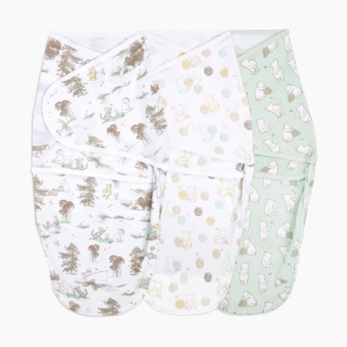 Disney Essentials Cotton Wrap Swaddle (3 Pack) - Winnie + Friends