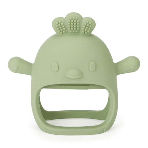 Silicone Baby Teether Toy for Infants 3+ Months, BPA Free Anti-Drop Silicone Mitten Teething Toy for Soothing Sore Gums, Baby Chew Toys for Sucking Needs