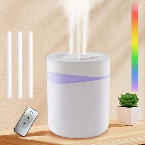 FVLOENG Baby Humidifiers for Bedroom,4.5L Supersized Cool Mist Ultrasonic Air Humidifier Quiet 20dB,for Large Room,Plants,Baby Nursery,Indoor,Easy to Clean 7 Color Night Light,with Remote Control