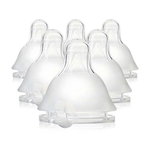 Evenflo Feeding Balance + Standard Neck BPA-Free Silicone Slow Flow Baby Bottle Nipples