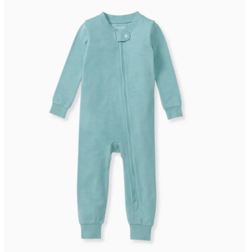 Honeysoft™ Footless Baby Sleeper - Seaglass Blue – Burt's Bees Baby