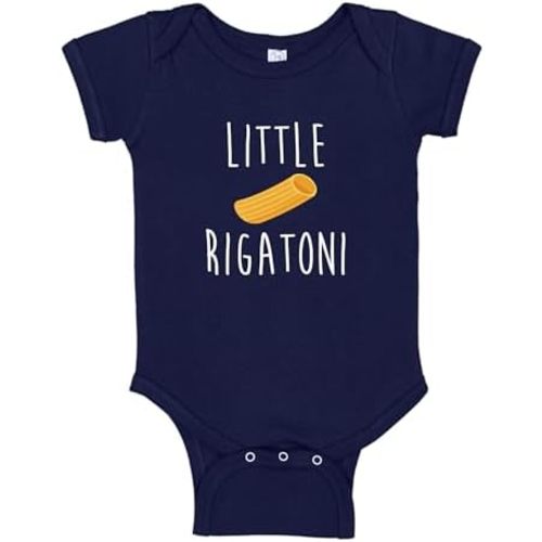 Italian Pasta Baby One Piece Bodysuit Or Toddler Shirt Funny Little Rigatoni Italian Food Newborn Outfit