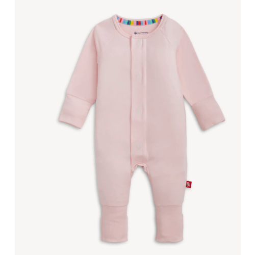 Magnetic Convertible Coverall – Pink Dogwood