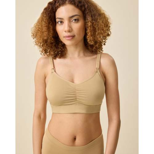 Storq Comfort Zone Nursing Bra Wireless For Pregnancy & Breastfeeding | Black – Kindred Bravely