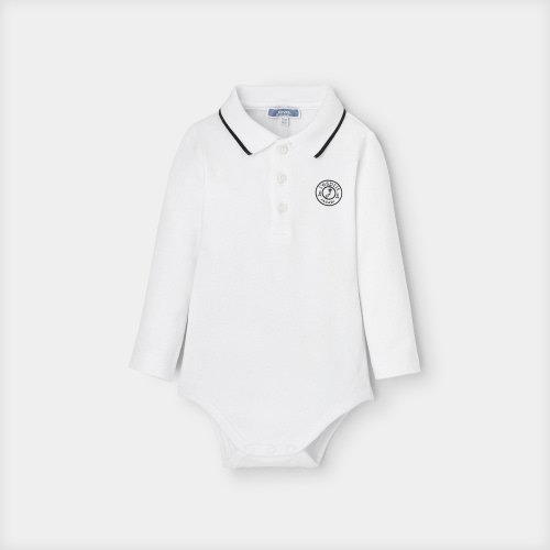 Baby boy polo bodysuit