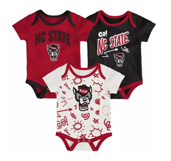 Gen2 Newborn NC State Wolfpack All Day Play Creeper Set | Dick's Sporting Goods