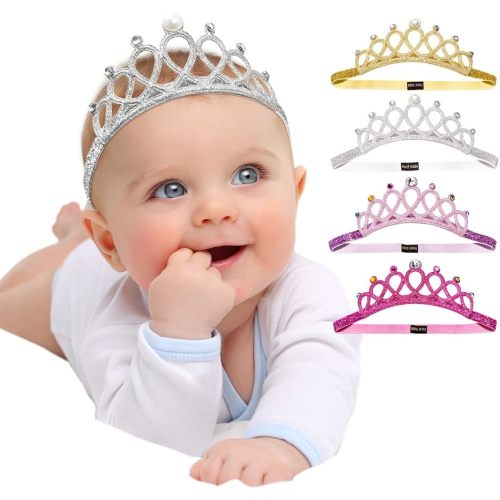DANMY Baby Girl Super Elastic Headband Toddler Hair Band Soft Headwrap Crown Children Hair Accessories