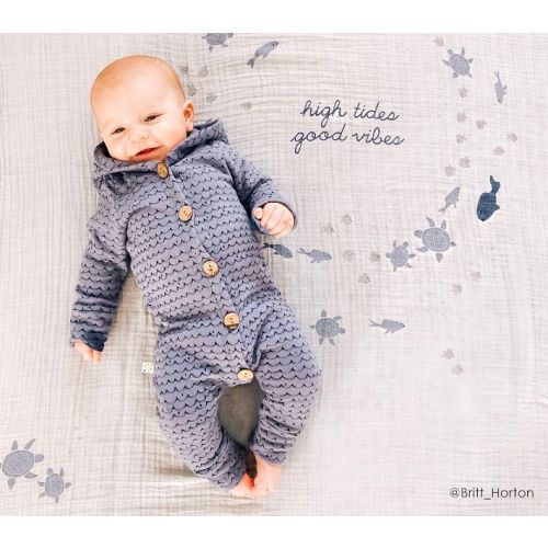 Jack Nautical Organic Muslin Swaddle Set