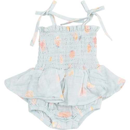 Smocked Bubble with Skirt, Pretty Seashells - Angel Dear | Maisonette